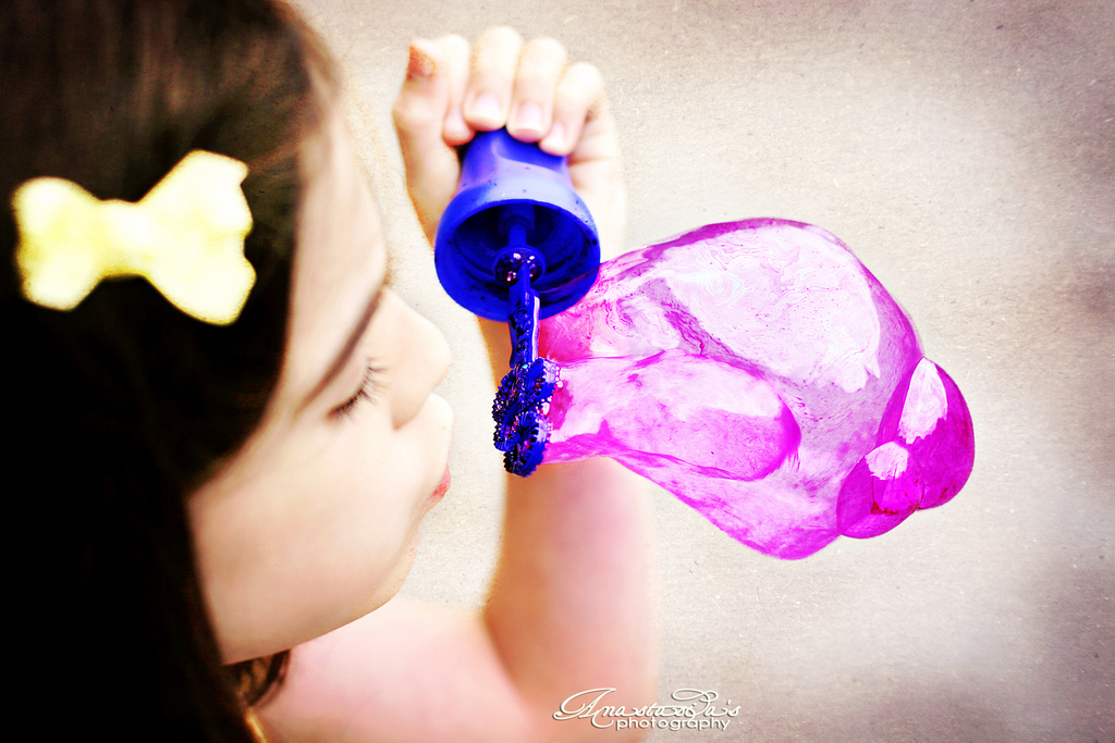 Purple bubbles