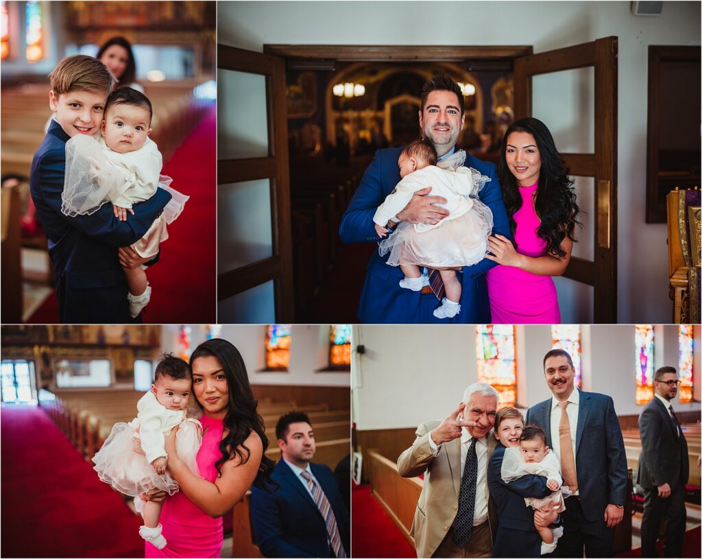 Greek baptism in Rochester NY Greek Orthodox church | Rochester NY + Tarpon Springs Greek baptism Family Photographer